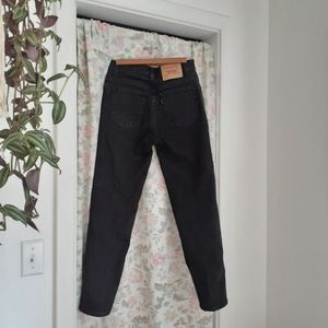 •Levi's• 550 Red Tab Black Wash Denim Jeans